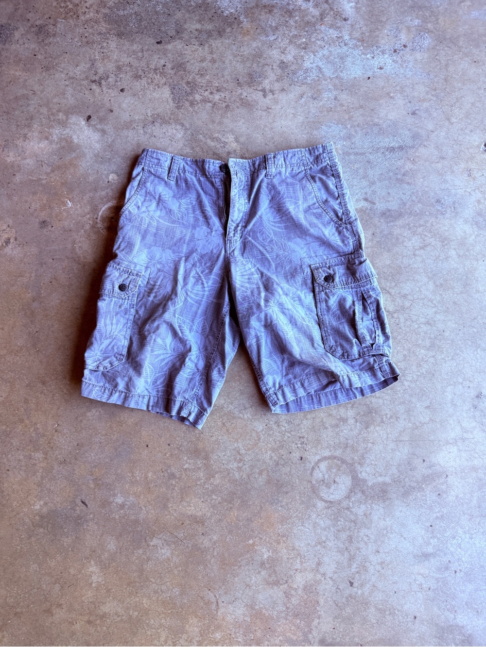 Men's Casual Cargo Shorts in Light Blue